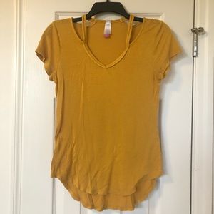 Mustard Braided T-Shirt